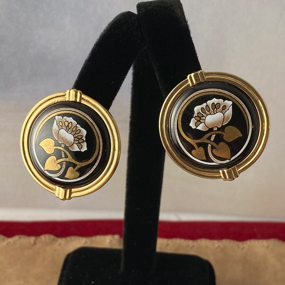 Stunning vintage/retro Michaela Frey Earrings - Picture 1 of 7